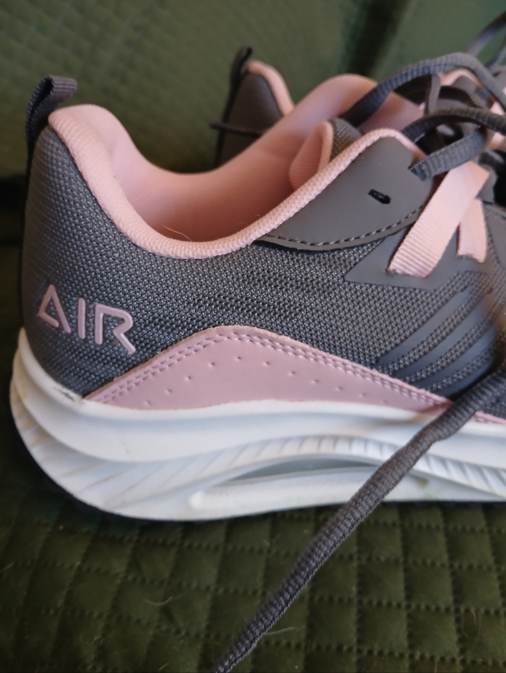 Women’s Lightweight Pink and Gray Sneakers - Picture 8 of 14